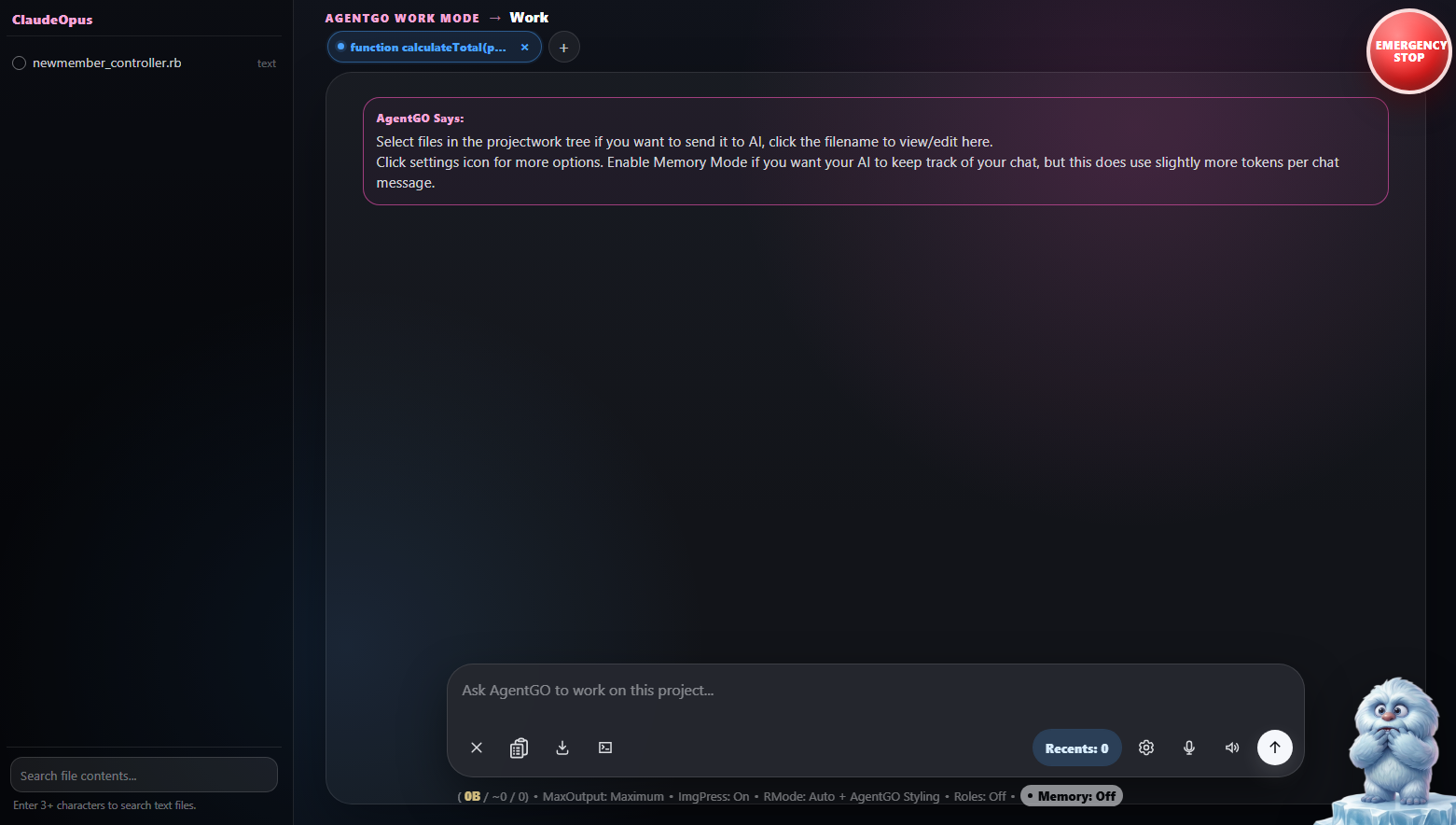 AgentGO feature preview